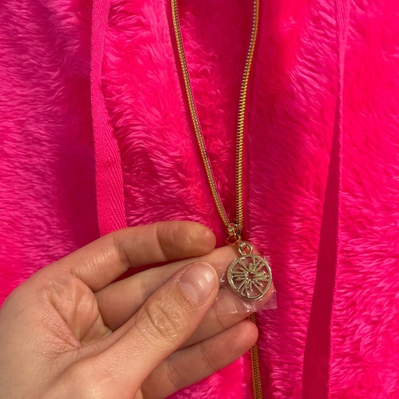 NEW LILLY PULITZER Suri Sherpa Hoodie PINK GRENADINE Pullover NWT L Large - Picture 4 of 7